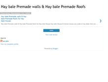Tablet Screenshot of haybalepremadewallshaybaleroofs.blogspot.com