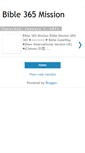 Mobile Screenshot of biblemission365.blogspot.com