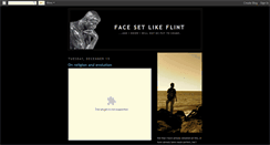 Desktop Screenshot of facesetlikeflint.blogspot.com