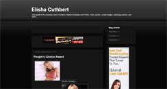 Desktop Screenshot of elishacuthbertnow.blogspot.com