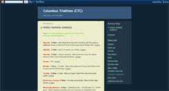 Desktop Screenshot of columbustriathlon.blogspot.com