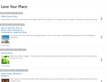 Tablet Screenshot of loveyourplace.blogspot.com