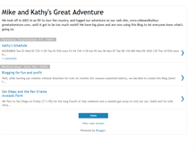 Tablet Screenshot of mikeandkathy.blogspot.com