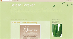 Desktop Screenshot of beleza-forever.blogspot.com