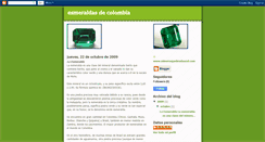 Desktop Screenshot of esmeraldas-esmeraldasdecolombia.blogspot.com