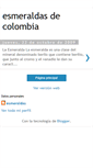 Mobile Screenshot of esmeraldas-esmeraldasdecolombia.blogspot.com