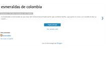 Tablet Screenshot of esmeraldas-esmeraldasdecolombia.blogspot.com