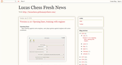 Desktop Screenshot of lucaschess.blogspot.com