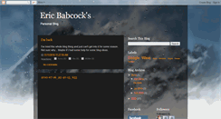 Desktop Screenshot of ericbabcock.blogspot.com