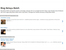 Tablet Screenshot of blogmelayu-boleh.blogspot.com