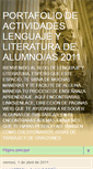 Mobile Screenshot of portafoliolenguajeyliteratura2011.blogspot.com