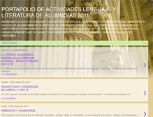 Tablet Screenshot of portafoliolenguajeyliteratura2011.blogspot.com