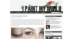 Desktop Screenshot of ipaintmyworld.blogspot.com