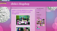 Desktop Screenshot of dhilablogshop.blogspot.com