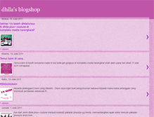 Tablet Screenshot of dhilablogshop.blogspot.com