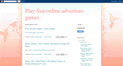 Desktop Screenshot of playfreeonlineadventuregames.blogspot.com