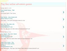 Tablet Screenshot of playfreeonlineadventuregames.blogspot.com