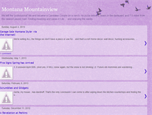 Tablet Screenshot of montanamountainview.blogspot.com