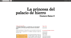 Desktop Screenshot of laprincesadelpalaciodehierro.blogspot.com