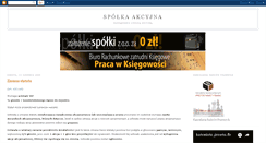 Desktop Screenshot of akcjonariusze.blogspot.com