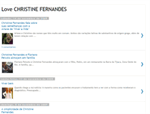 Tablet Screenshot of lovechristinefernandes.blogspot.com