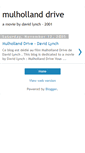 Mobile Screenshot of mulhollandrive.blogspot.com