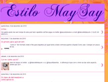 Tablet Screenshot of estilomaysay.blogspot.com