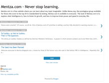 Tablet Screenshot of mentza.blogspot.com