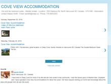 Tablet Screenshot of coveviewaccommodation.blogspot.com