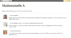 Desktop Screenshot of mademoiselleaimebien.blogspot.com