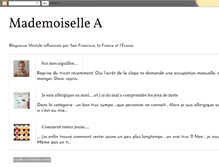 Tablet Screenshot of mademoiselleaimebien.blogspot.com
