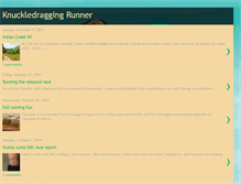 Tablet Screenshot of knuckledraggingrunner.blogspot.com