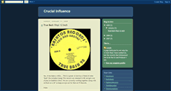 Desktop Screenshot of crucialinfluence.blogspot.com