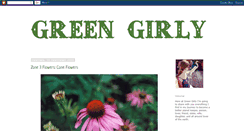 Desktop Screenshot of greengirlygarden.blogspot.com