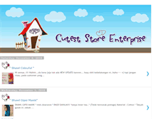 Tablet Screenshot of cuteststore.blogspot.com