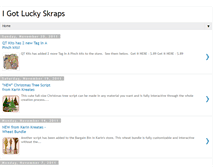 Tablet Screenshot of igotluckyskraps.blogspot.com