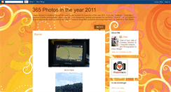 Desktop Screenshot of 365photosintheyear2011.blogspot.com
