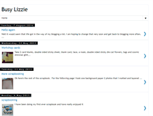 Tablet Screenshot of busylizziescards.blogspot.com
