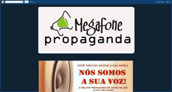 Desktop Screenshot of megafonepropaganda.blogspot.com