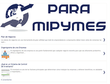 Tablet Screenshot of para-mipymes.blogspot.com