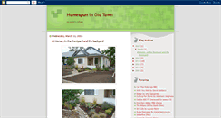 Desktop Screenshot of homespuninoldtown.blogspot.com