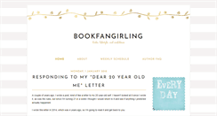 Desktop Screenshot of bookfangirling.blogspot.com