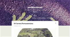 Desktop Screenshot of pormaratones.blogspot.com