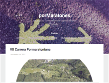 Tablet Screenshot of pormaratones.blogspot.com