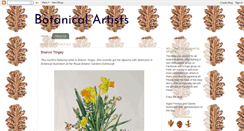 Desktop Screenshot of botanicalartists.blogspot.com