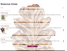 Tablet Screenshot of botanicalartists.blogspot.com