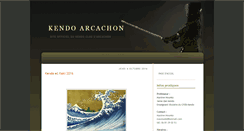 Desktop Screenshot of kendo-arcachon.blogspot.com