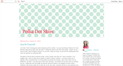 Desktop Screenshot of polkadot-skies.blogspot.com