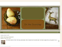 Tablet Screenshot of doorstephome.blogspot.com