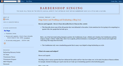 Desktop Screenshot of barbershopsinging.blogspot.com